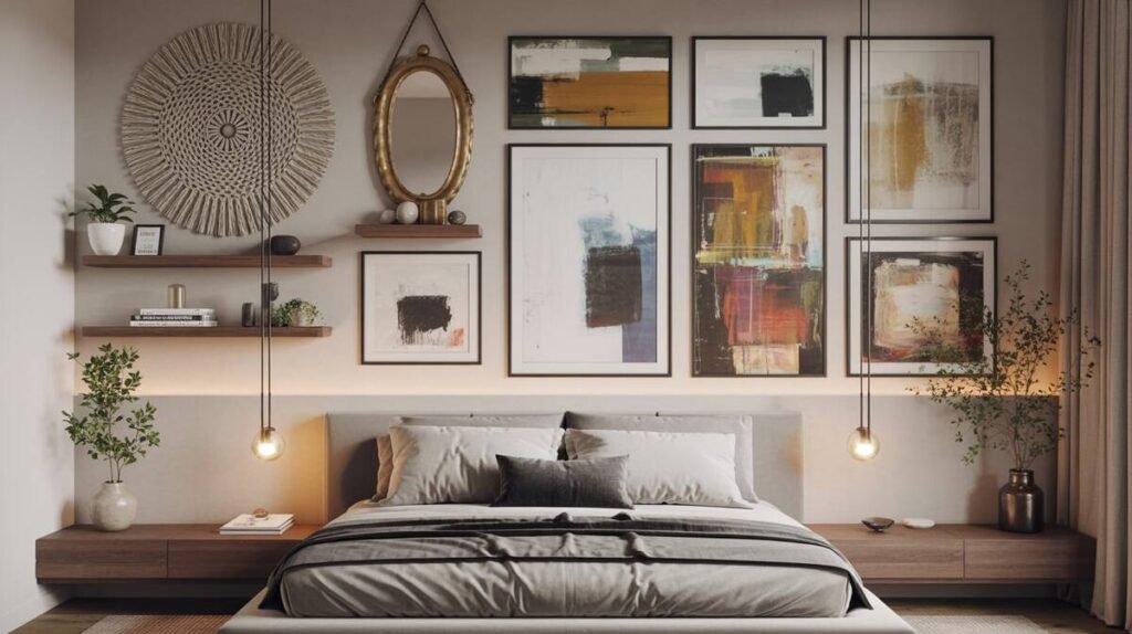 Unique Wall Art Ideas for Over Bed