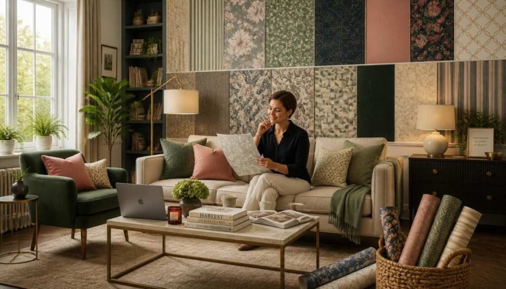 How to Choose the Right Living Room Wallpaper - Living Room Wallpaper