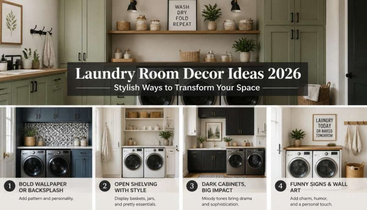 Laundry Room Decor Ideas 2026 Stylish Ways to Transform Your Space - Laundry Room Decor Ideas