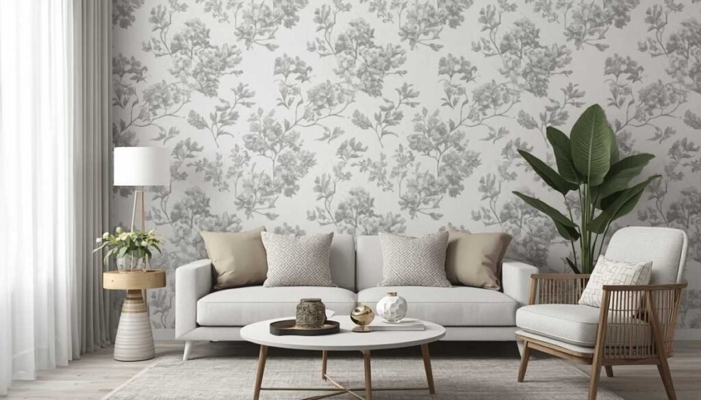 Soft Gray Wallpaper for Versatile Decor