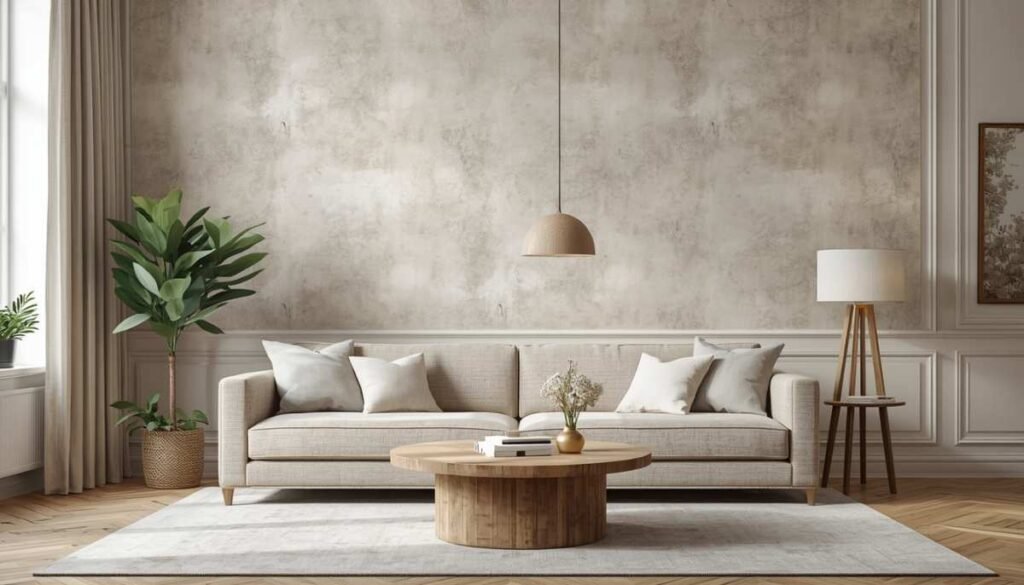 Textured Neutral Wallpaper for Timeless Elegance