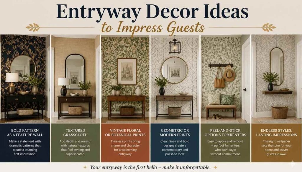 Entryway wallpaper ideas