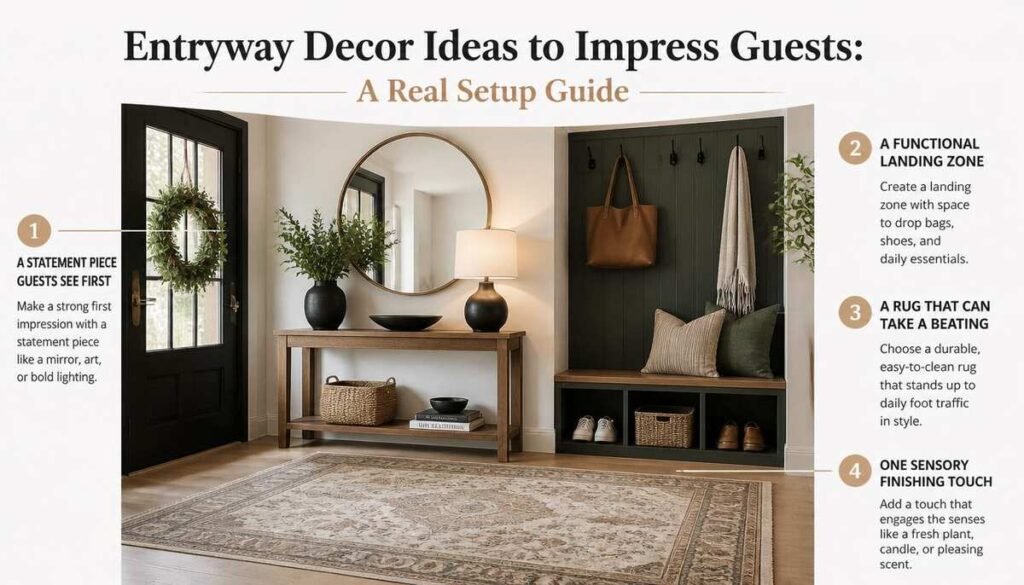 The four elements every impressive entryway actually needs