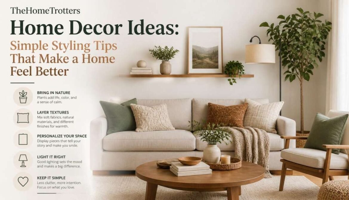 TheHomeTrotters Home Decor Ideas Simple Styling Tips That Make a Home Feel Better - TheHomeTrotters Home Decor Ideas