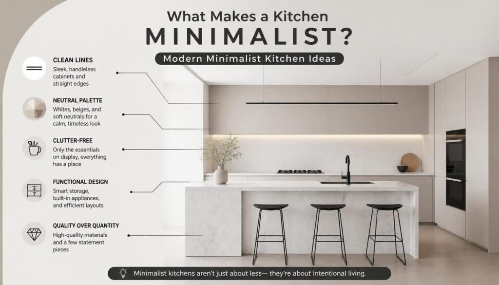 What Makes a Kitchen Minimalist (Not Just Modern)-Modern Minimalist Kitchen Ideas 